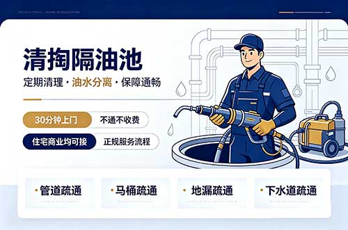 红河清掏隔油池